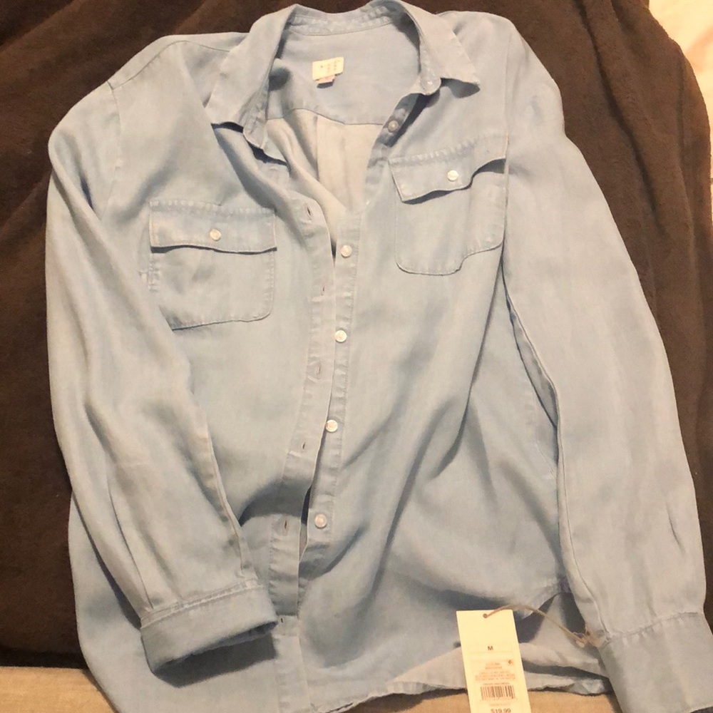 Light denim shirt